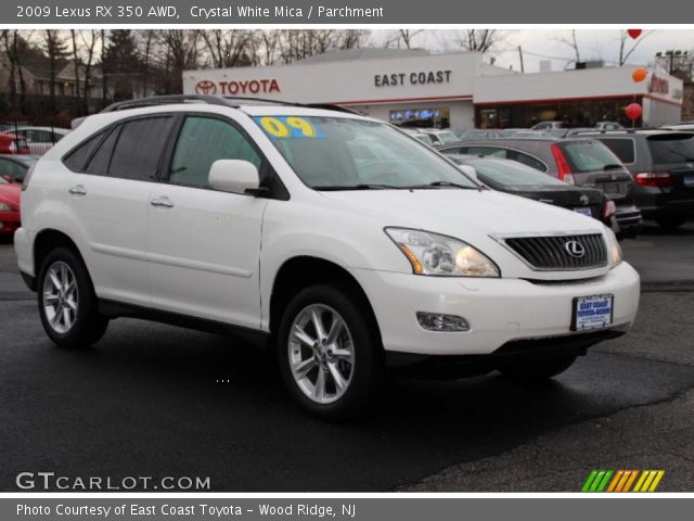 2009 Lexus RX 350 AWD in Crystal White Mica