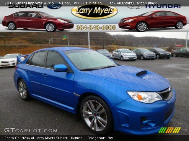 2012 Subaru Impreza WRX STi 4 Door in WR Blue Mica