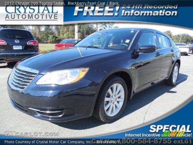 2012 Chrysler 200 Touring Sedan in Blackberry Pearl Coat