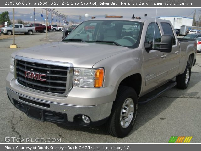 2008 GMC Sierra 2500HD SLT Z71 Crew Cab 4x4 in Silver Birch Metallic