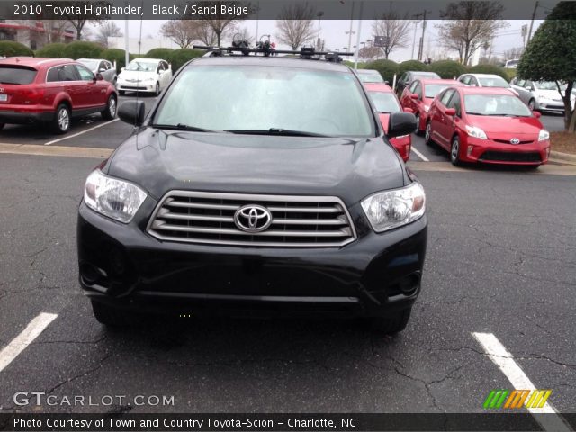 2010 Toyota Highlander  in Black