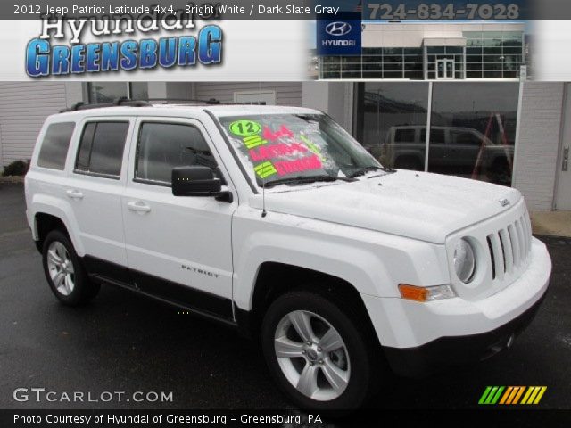 2012 Jeep Patriot Latitude 4x4 in Bright White
