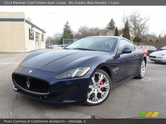 2014 Maserati GranTurismo Sport Coupe in Blu Oceano (Blue Metallic)