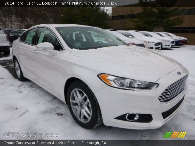 2014 Ford Fusion SE EcoBoost in White Platinum