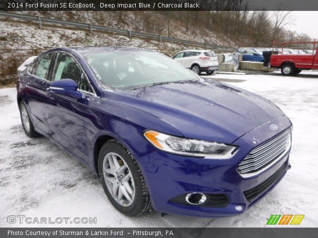 2014 Ford Fusion SE EcoBoost in Deep Impact Blue