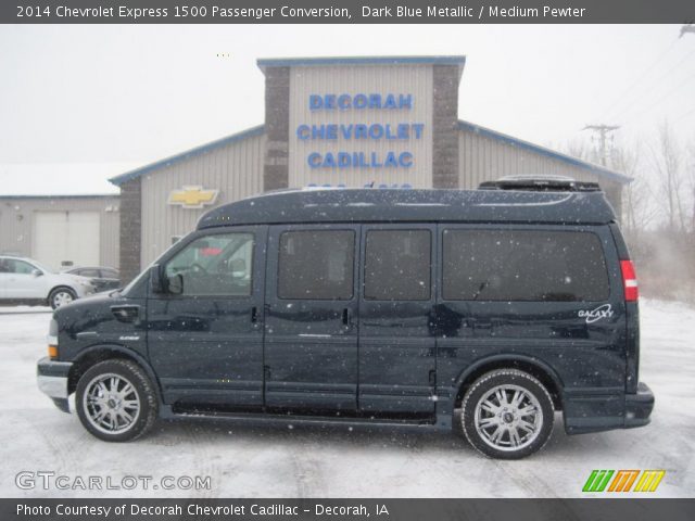 2014 Chevrolet Express 1500 Passenger Conversion in Dark Blue Metallic