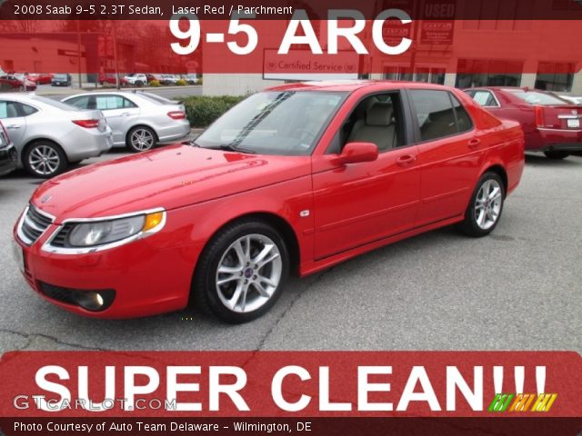 2008 Saab 9-5 2.3T Sedan in Laser Red