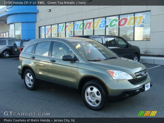 2008 Honda CR-V LX 4WD in Green Tea Metallic