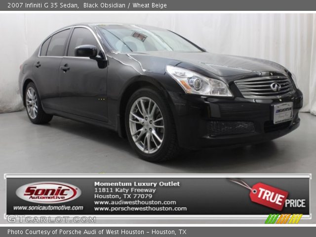 2007 Infiniti G 35 Sedan in Black Obsidian
