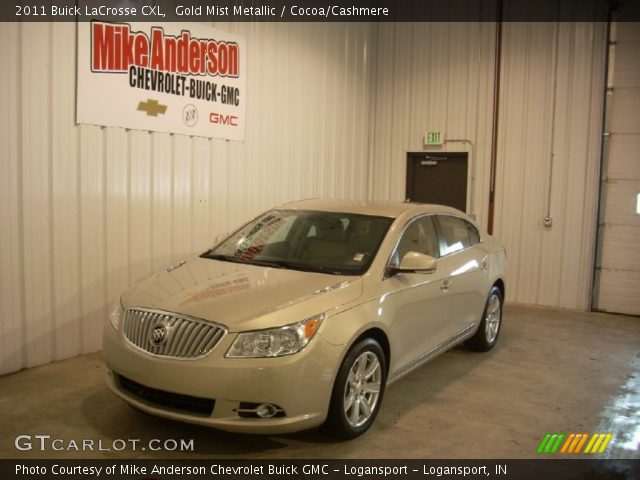 2011 Buick LaCrosse CXL in Gold Mist Metallic