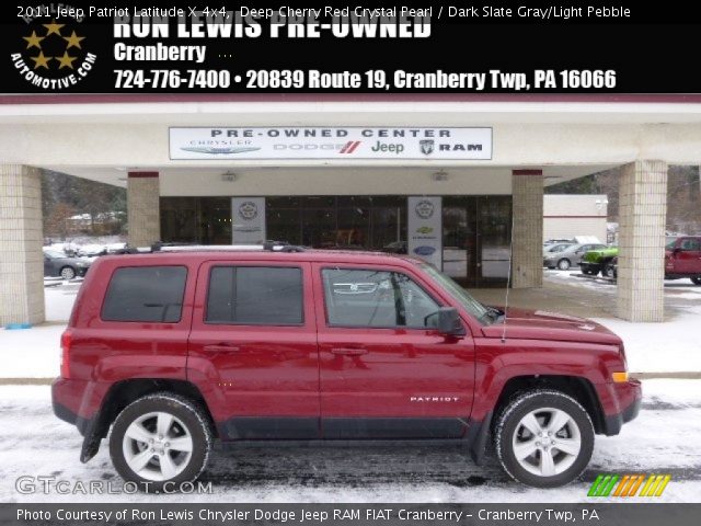 2011 Jeep Patriot Latitude X 4x4 in Deep Cherry Red Crystal Pearl