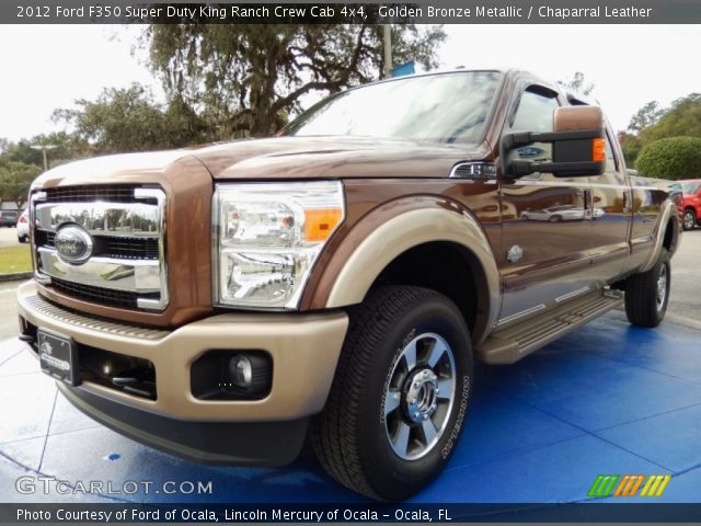 2012 Ford F350 Super Duty King Ranch Crew Cab 4x4 in Golden Bronze Metallic