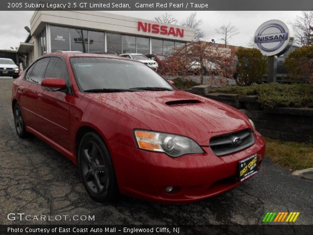 2005 Subaru Legacy 2.5 GT Limited Sedan in Garnet Red Pearl