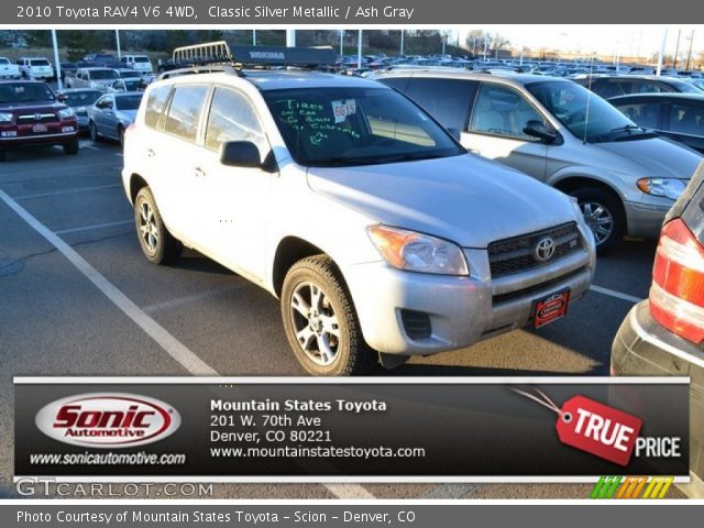 2010 Toyota RAV4 V6 4WD in Classic Silver Metallic