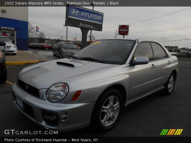 2002 Subaru Impreza WRX Sedan in Platinum Silver Metallic