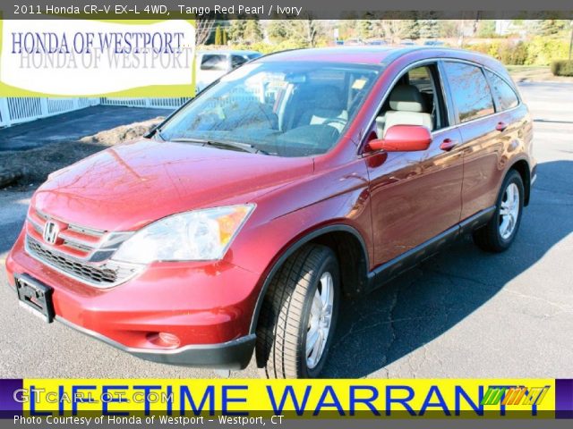 2011 Honda CR-V EX-L 4WD in Tango Red Pearl