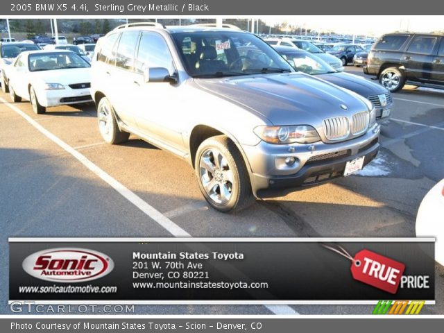 2005 BMW X5 4.4i in Sterling Grey Metallic