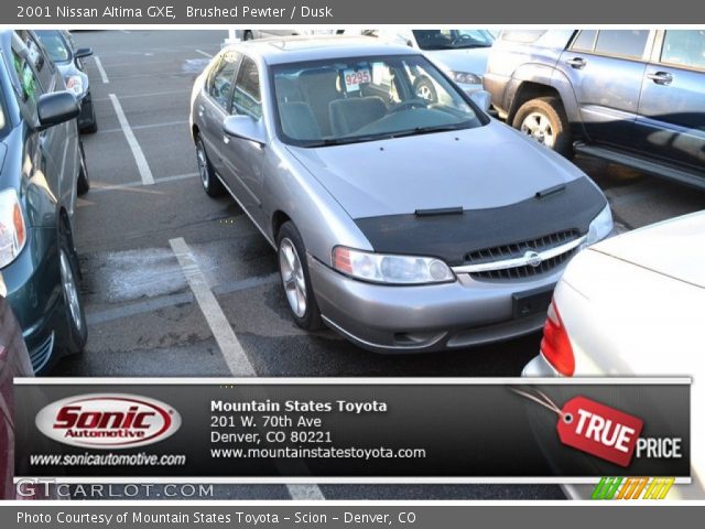 2001 Nissan Altima GXE in Brushed Pewter