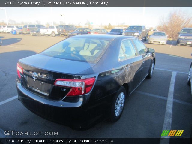 2012 Toyota Camry LE in Attitude Black Metallic