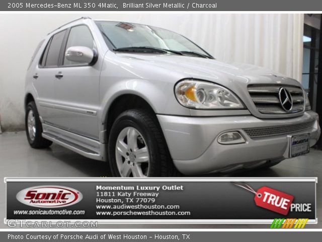 2005 Mercedes-Benz ML 350 4Matic in Brilliant Silver Metallic