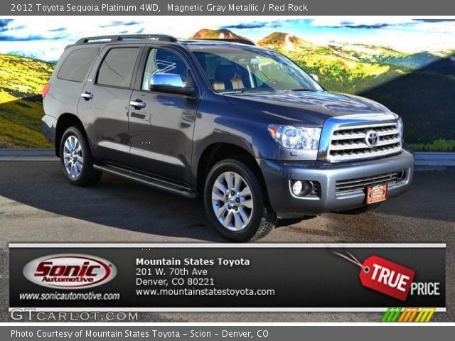 2012 Toyota Sequoia Platinum 4WD in Magnetic Gray Metallic