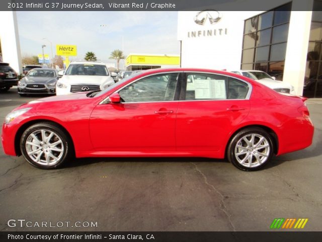 2012 Infiniti G 37 Journey Sedan in Vibrant Red