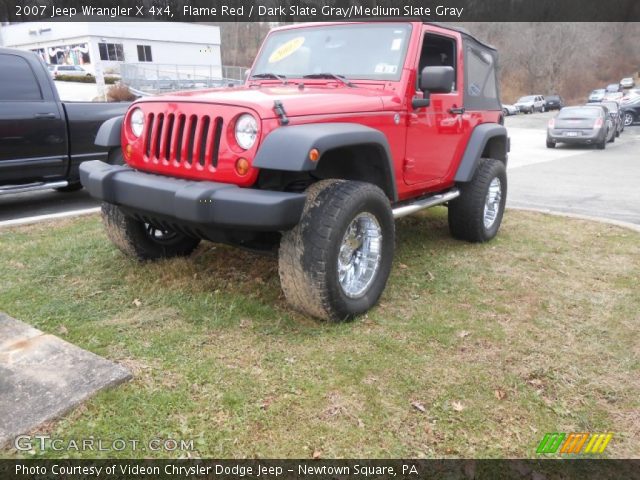 2007 Jeep Wrangler X 4x4 in Flame Red