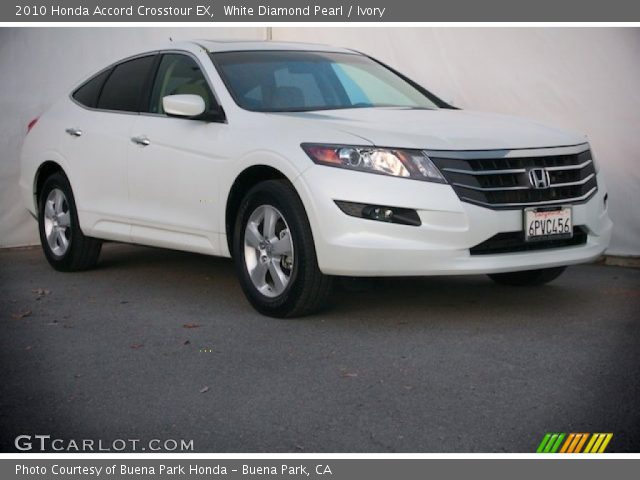 2010 Honda Accord Crosstour EX in White Diamond Pearl