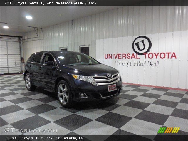2013 Toyota Venza LE in Attitude Black Metallic