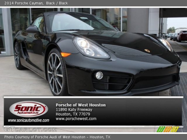 2014 Porsche Cayman  in Black