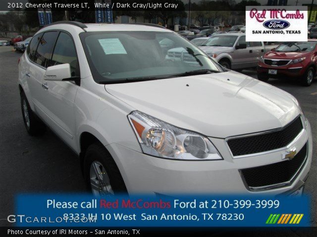 2012 Chevrolet Traverse LT in White