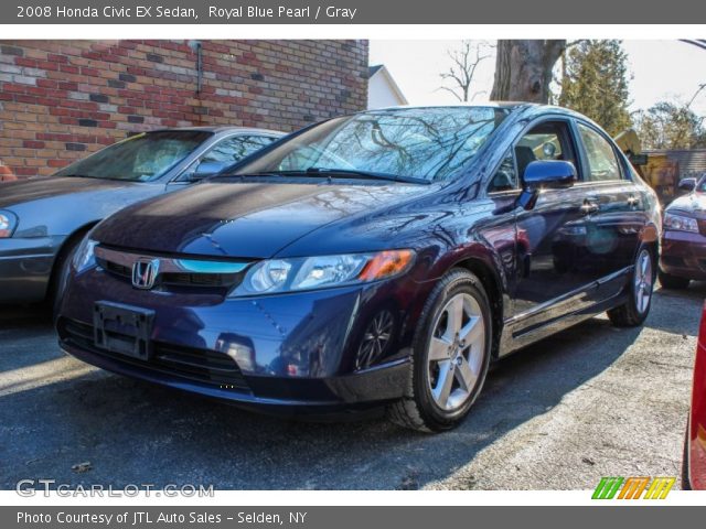 2008 Honda Civic EX Sedan in Royal Blue Pearl