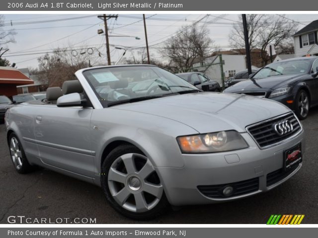 2006 Audi A4 1.8T Cabriolet in Light Silver Metallic