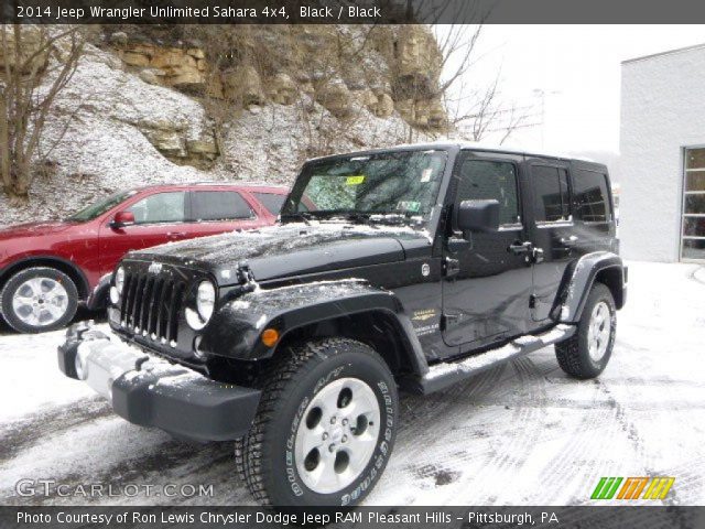 2014 Jeep Wrangler Unlimited Sahara 4x4 in Black