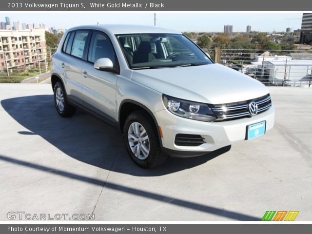 2013 Volkswagen Tiguan S in White Gold Metallic