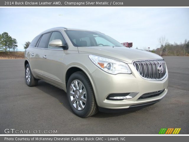 2014 Buick Enclave Leather AWD in Champagne Silver Metallic