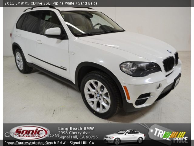 2011 BMW X5 xDrive 35i in Alpine White