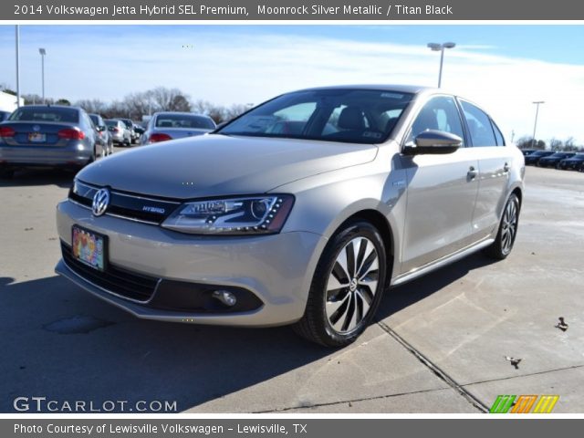 2014 Volkswagen Jetta Hybrid SEL Premium in Moonrock Silver Metallic