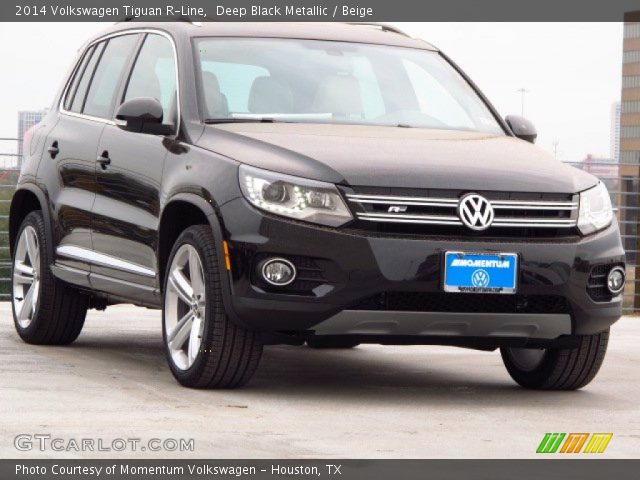 2014 Volkswagen Tiguan R-Line in Deep Black Metallic