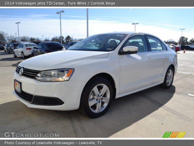 2014 Volkswagen Jetta TDI Sedan in Pure White