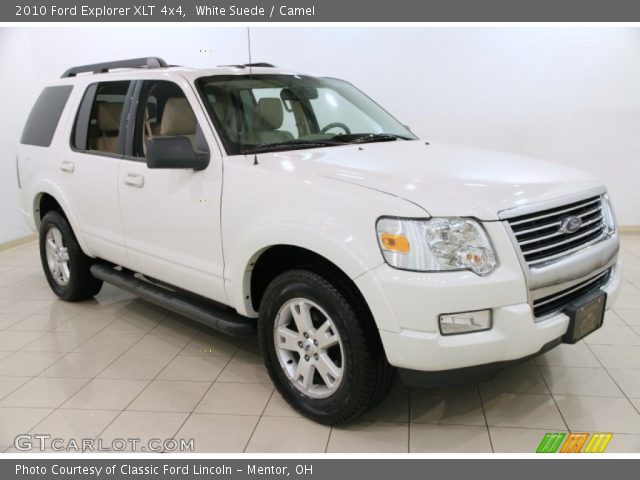 2010 Ford Explorer XLT 4x4 in White Suede