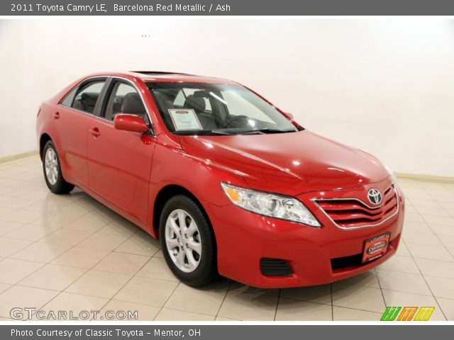 2011 Toyota Camry LE in Barcelona Red Metallic