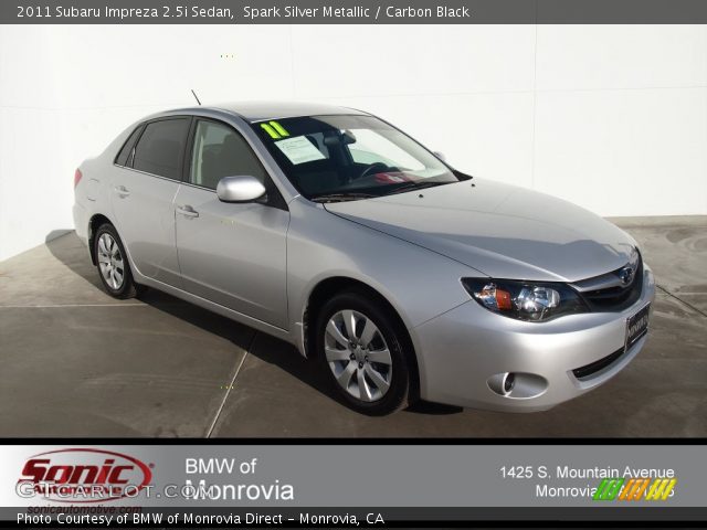 2011 Subaru Impreza 2.5i Sedan in Spark Silver Metallic