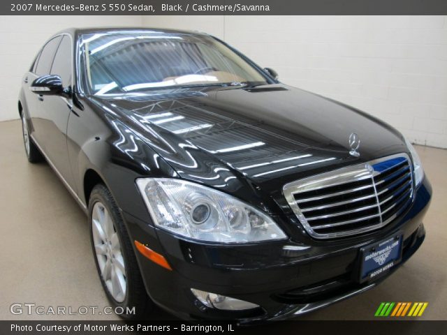 2007 Mercedes-Benz S 550 Sedan in Black