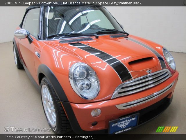 2005 Mini Cooper S Convertible in Hot Orange Metallic