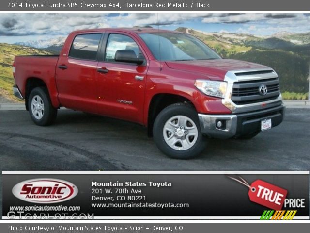 2014 Toyota Tundra SR5 Crewmax 4x4 in Barcelona Red Metallic
