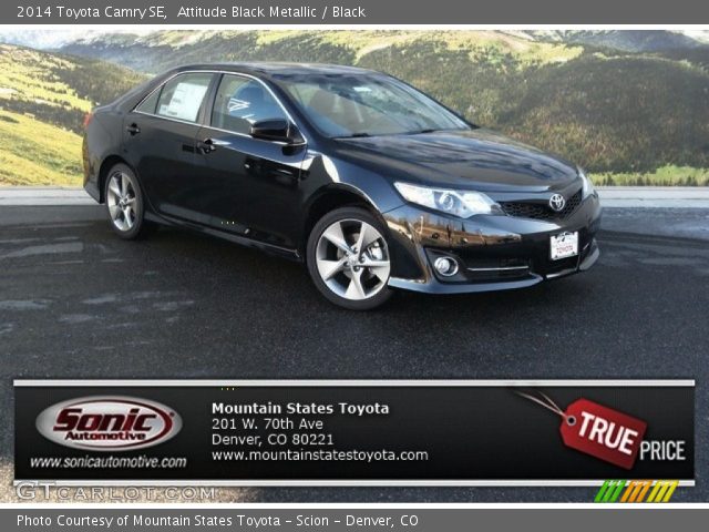 2014 Toyota Camry SE in Attitude Black Metallic