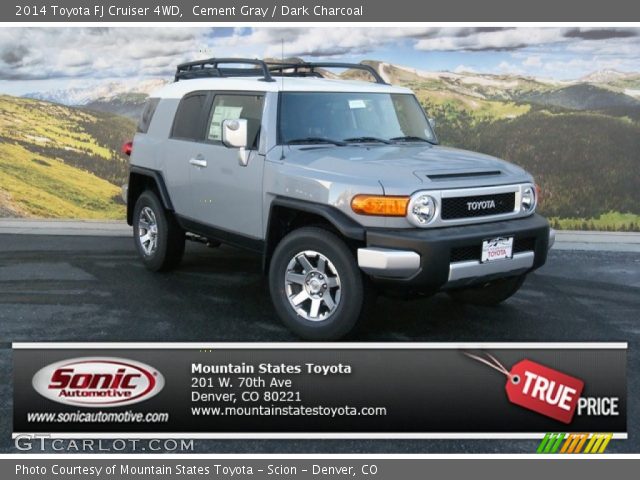 2014 Toyota FJ Cruiser 4WD in Cement Gray