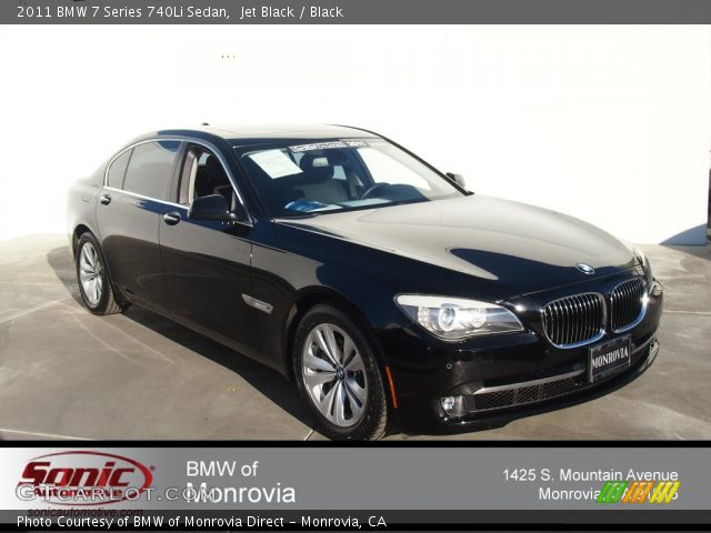 2011 BMW 7 Series 740Li Sedan in Jet Black