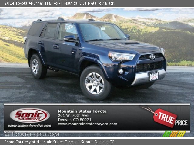 2014 Toyota 4Runner Trail 4x4 in Nautical Blue Metallic